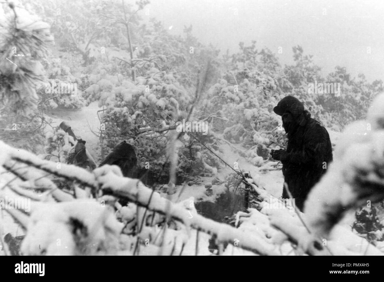 Korean war 1951 us infantry hi-res stock photography and images - Alamy