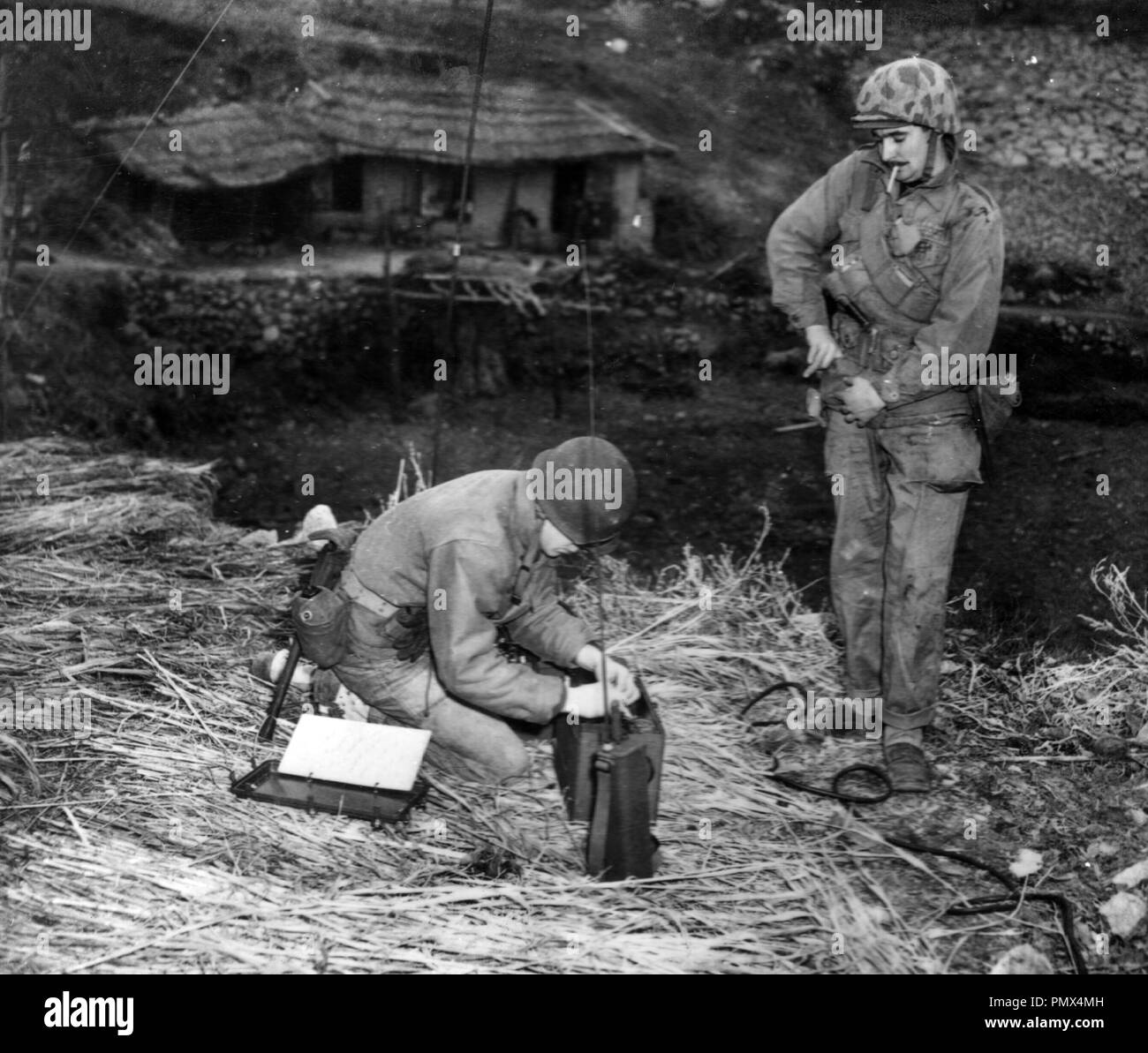 Korean War 1951 US Infantry Stock Photo - Alamy