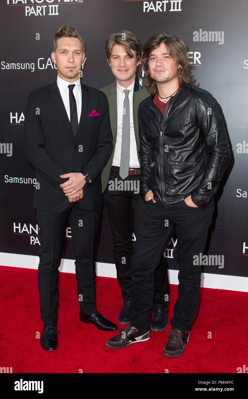 Hanson arrives at the premiere of Warner Bros. Pictures' 'Hangover Part 3' on May 20, 2013 in Westwood, California. Photo by Eden Ari / PRPP / PictureLux  File Reference # 31966 162PRPPEA  For Editorial Use Only -  All Rights Reserved Stock Photo