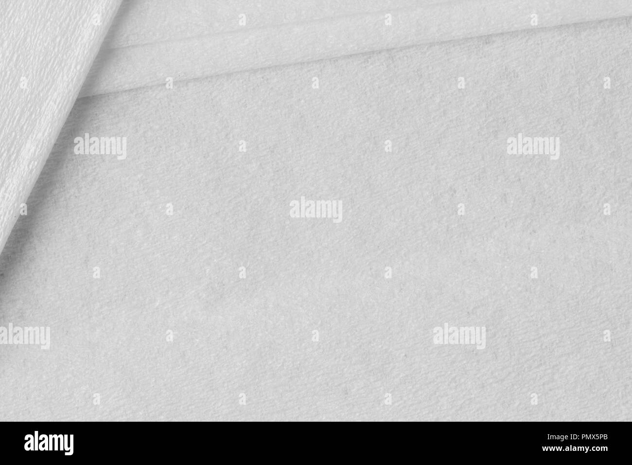 white paper close up texture or background Stock Photo