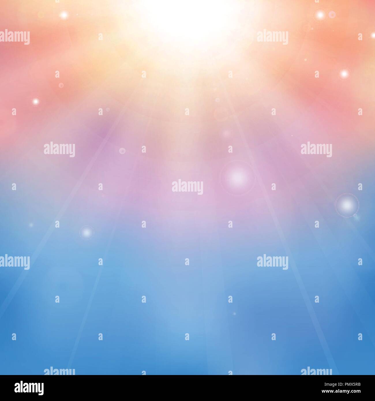 Vector color cloudy on the sky background, eps10 Stock Vector