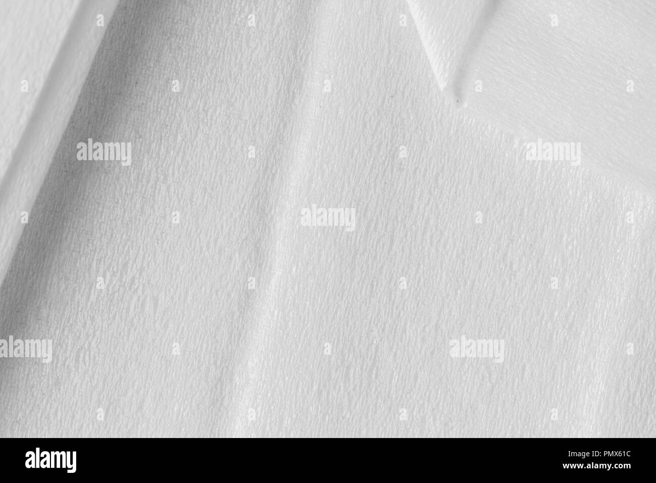 white paper close up texture or background Stock Photo