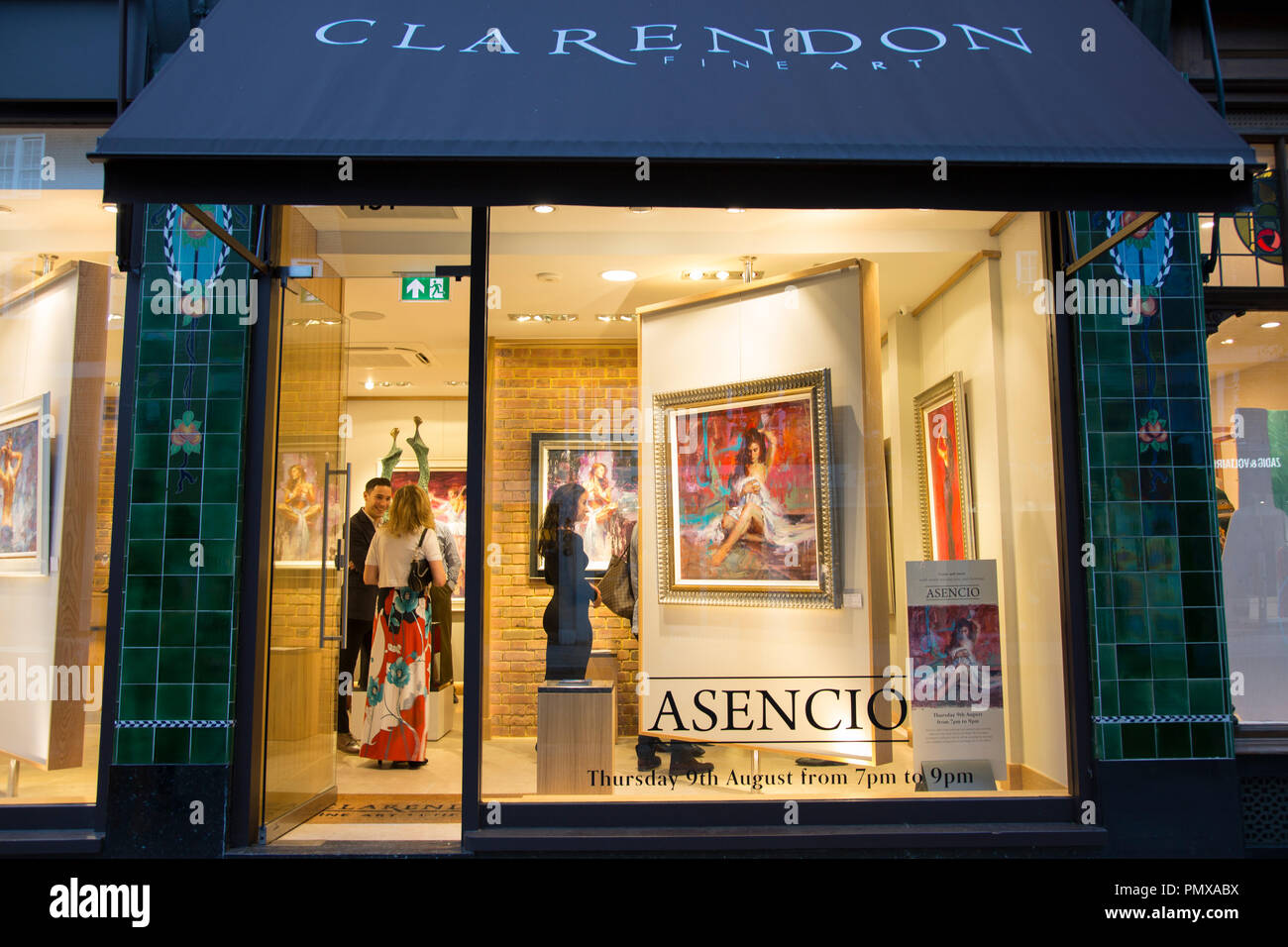 Clarendon Fine Art Gallery; Kings Road; Chelsea; London; England; UK