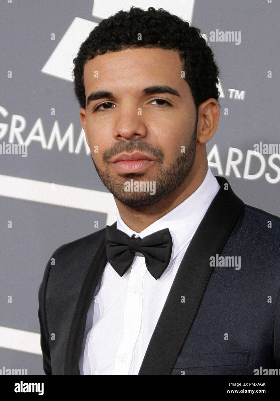 Drake at the 55th Annual Grammy Awards held at the Staples Center in Los Angeles, CA.The event took place on Sunday, February 10, 2013. Photo by PRPP / PictureLux  File Reference # 31836 052PRPP  For Editorial Use Only -  All Rights Reserved Stock Photo