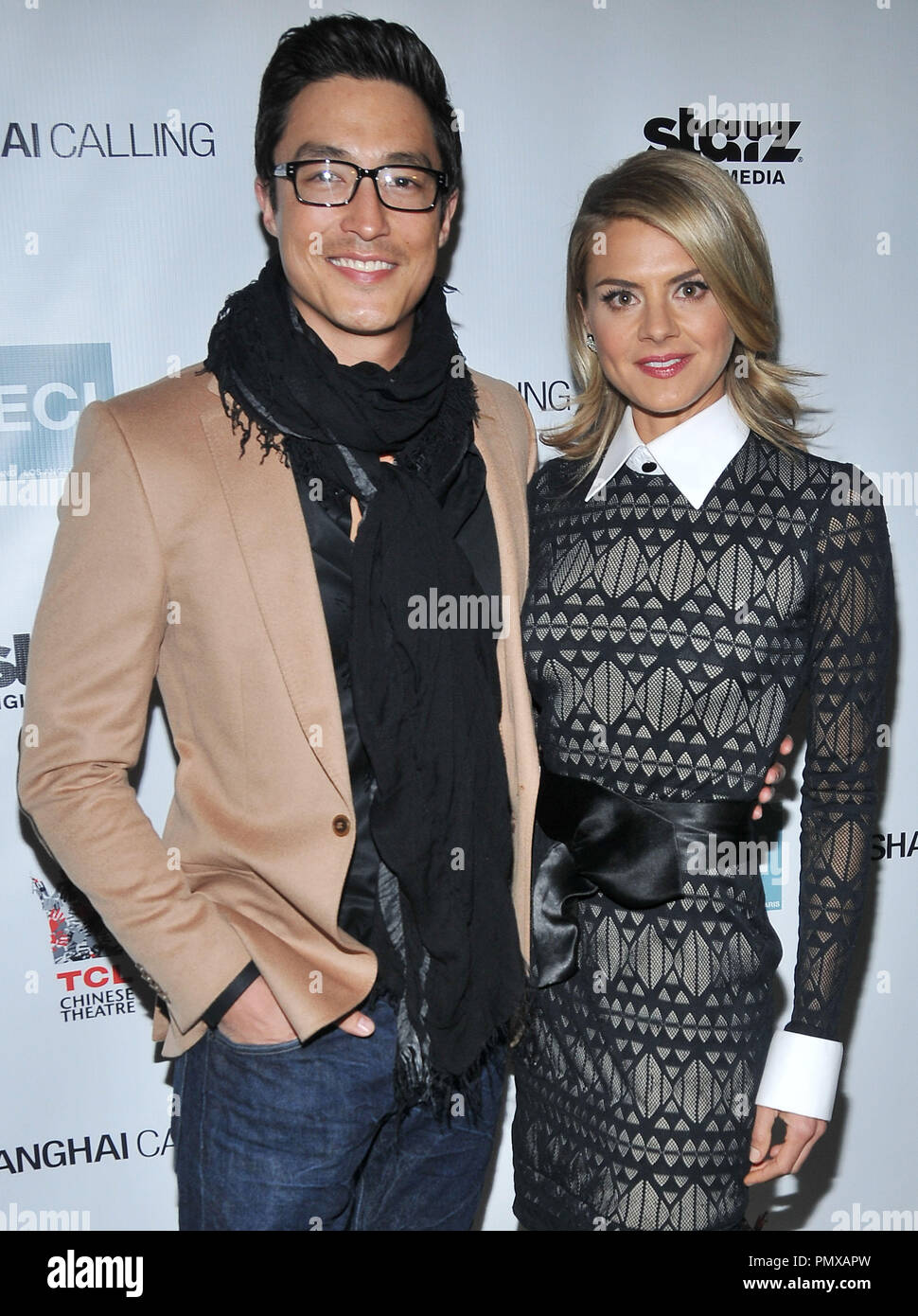 Daniel Henney & Eliza Coupe at the "Shanghai Calling" Los Angeles Premiere  held at the TCL Chinese Theatre in Hollywood, CA.The event took place on  Monday, Febuary 12, 2013. PRPP / PictureLux