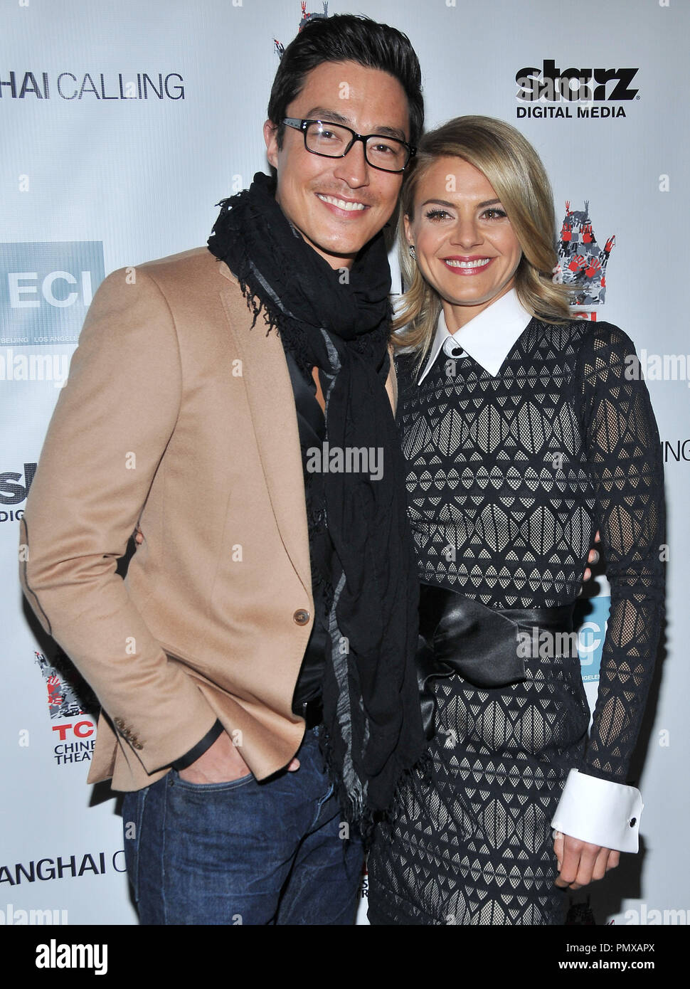 Daniel Henney & Eliza Coupe at the 'Shanghai Calling' Los Angeles Premiere held at the TCL Chinese Theatre in Hollywood, CA.The event took place on Monday, Febuary 12, 2013. PRPP / PictureLux Stock Photo