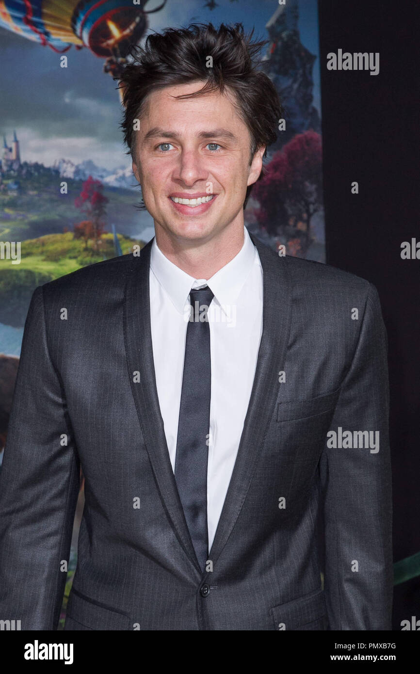 Zach Braff attends the premiere Of Walt Disney Pictures' 'Oz The Great And Powerful' at the El Capitan Theatre on February 13, 2013 in Hollywood, California. Photo by Eden Ari / PRPP / PictureLux Stock Photo