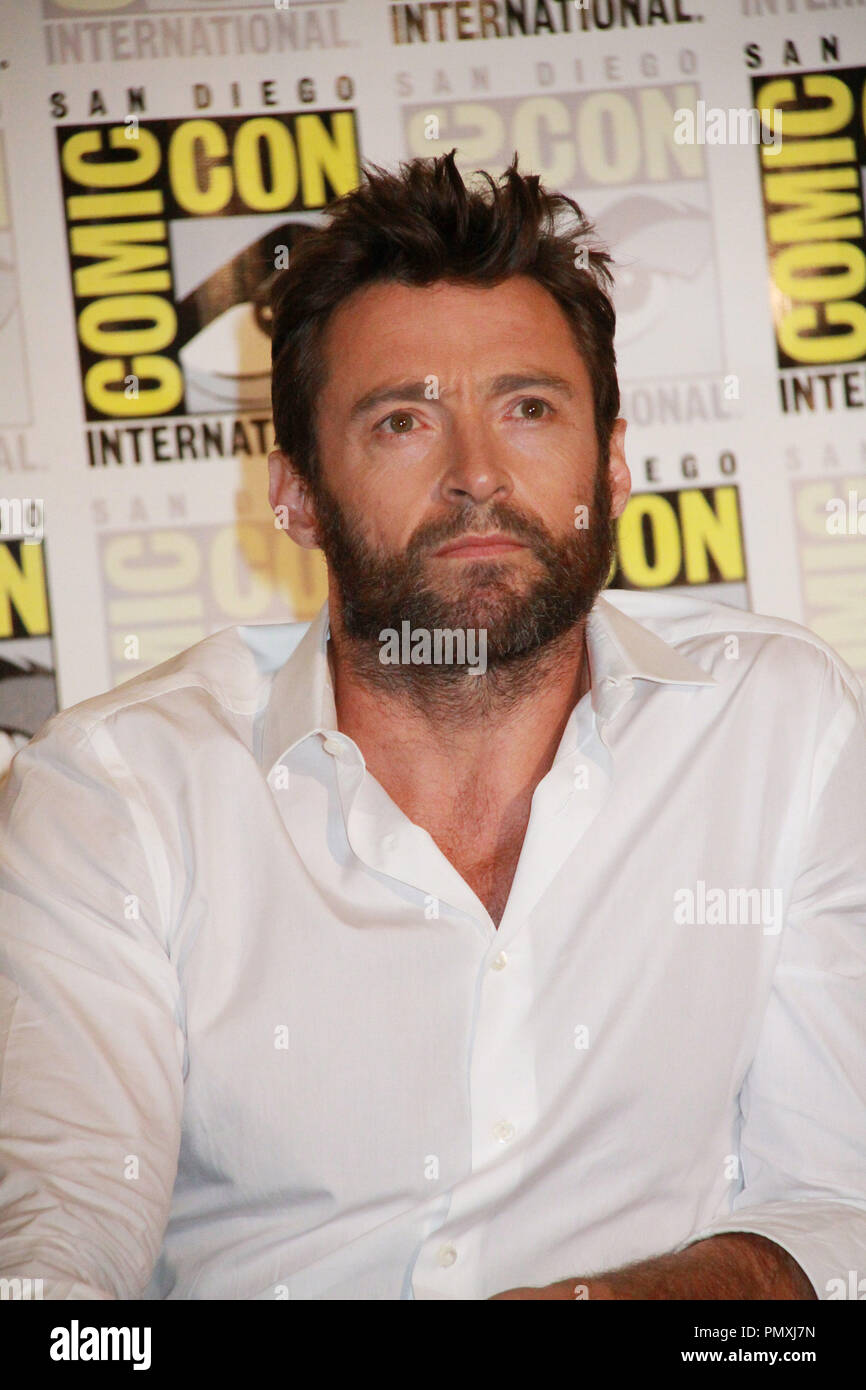 Hugh Jackman  07/20/2013 'The Wolverine' Comic-Con Press Conference held at Hilton San Diego Bayfront in San Diego, CA Photo by Izumi Hasegawa / HNW / PictureLux Stock Photo