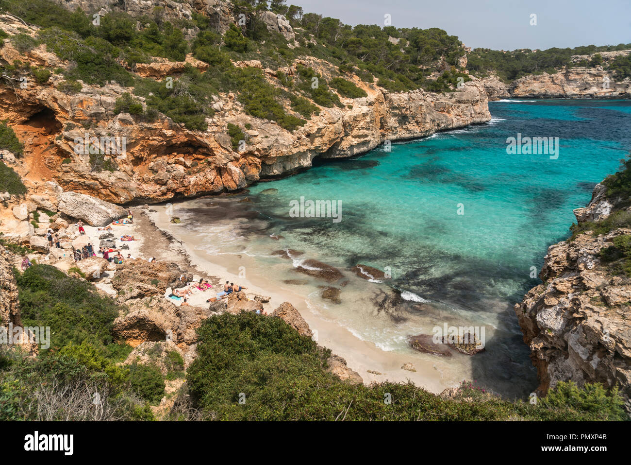Calo Des Moro Santanyi Mallorca Balearen Spanien Calo Des Moro Santanyi Majorca Balearic Islands Spain Stock Photo Alamy