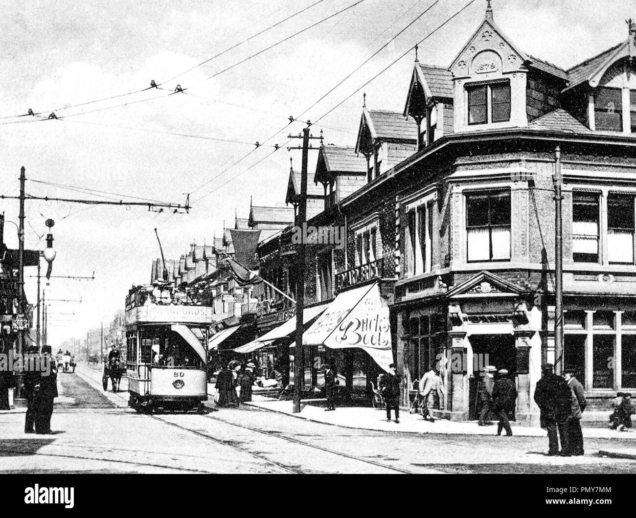 King Street, Egremont, Wallasey, Wirral, early 1900s Stock Photo Alamy