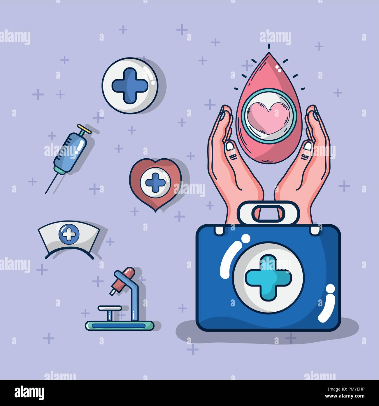Blood donation campaign Stock Vector Image & Art - Alamy