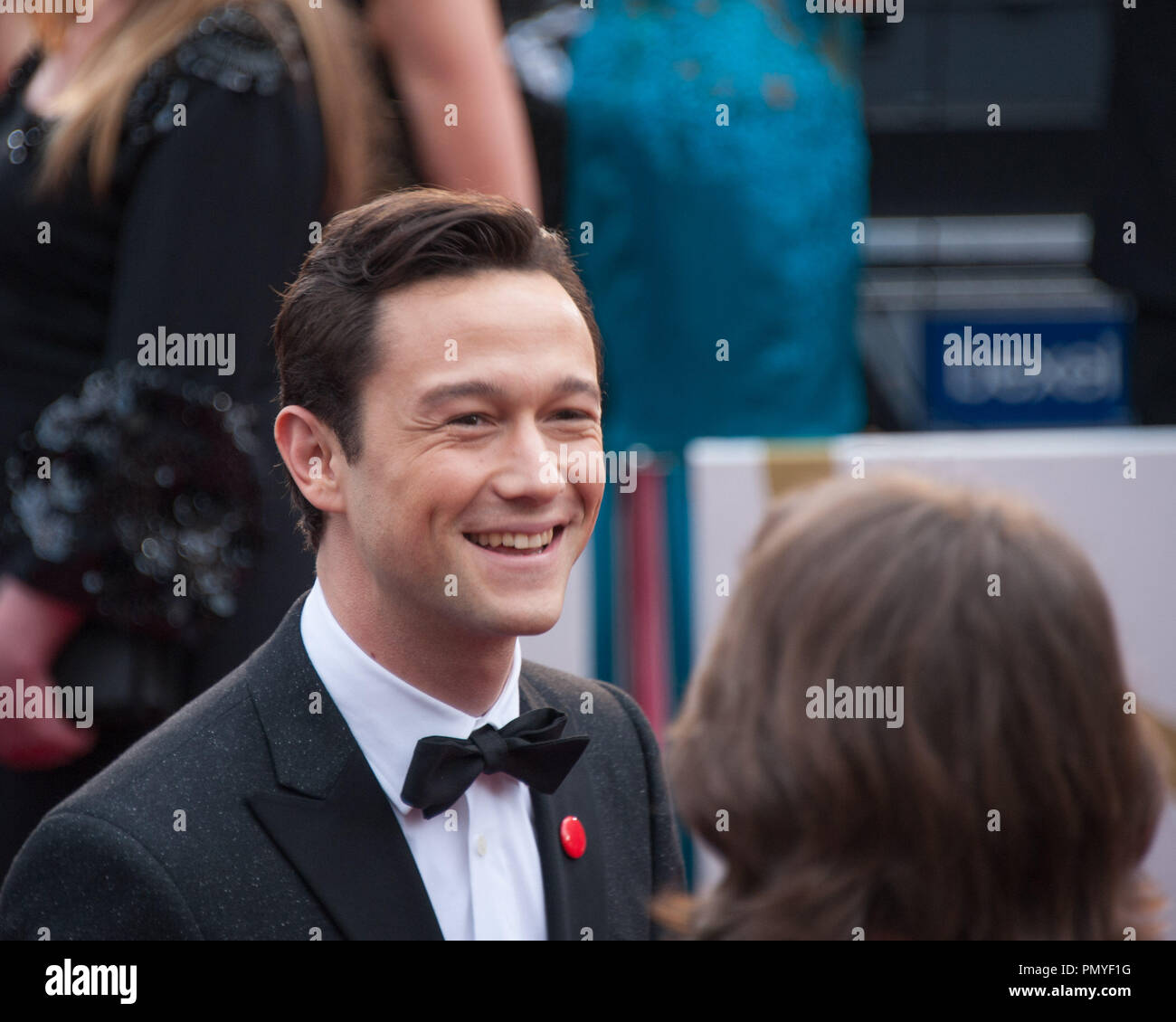 Joseph Gordon-Levitt arrives for the live ABC Telecast of The 86th Oscars® at the Dolby® Theatre on March 2, 2014 in Hollywood, CA.  File Reference # 32268 057  For Editorial Use Only -  All Rights Reserved Stock Photo