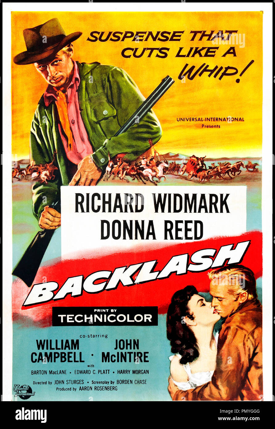 Backlash 1956 Richard Widmark Stock Photos & Backlash 1956 Richard ...