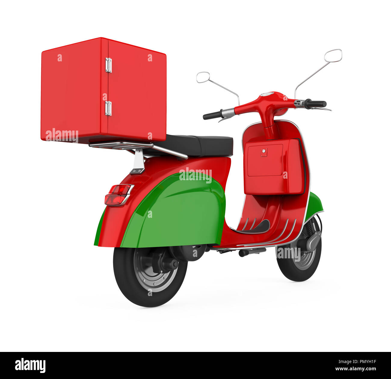 Download Motorcycle Delivery Box Mockup - Free Download Mockup