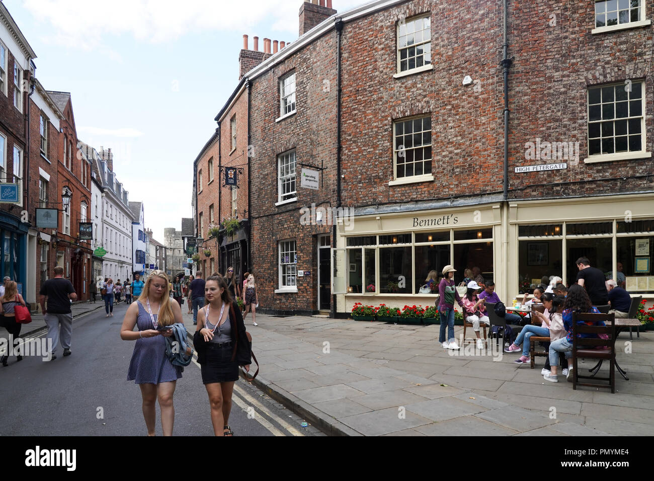 Views of York in Yorkshire, England. Photo date: Friday, August 3, 2018. Photo: Roger Garfield/Alamy Stock Photo