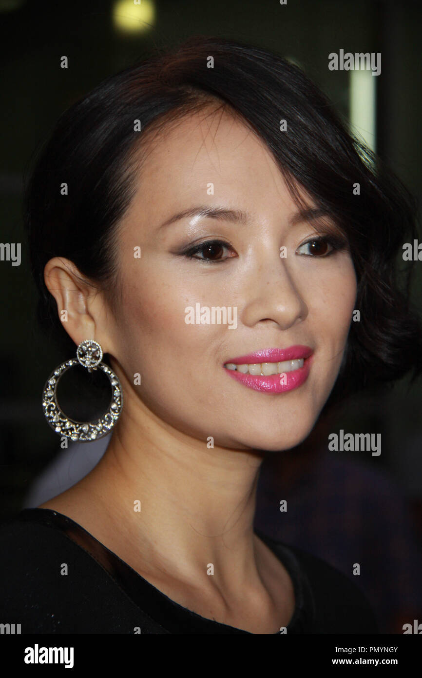 Ziyi Zhang  08/22/2013 'The Grandmaster' Los Angeles Special Screening held at Arclight Hollywood in Hollywood, CA Photo by Izumi Hasegawa / HNW / PictureLux   File Reference # 32088 026HNW  For Editorial Use Only -  All Rights Reserved Stock Photo
