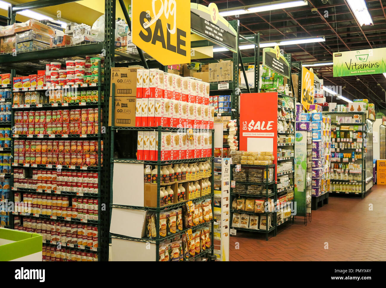 Fairway Super Market, New York City, USA Stock Photo
