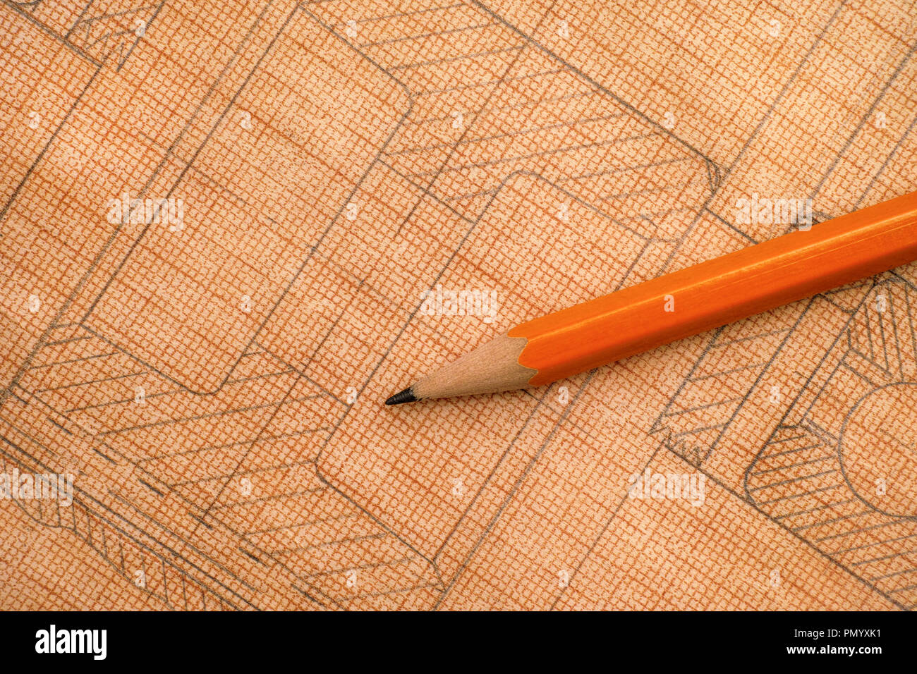 Geometry graph paper hi-res stock photography and images - Alamy