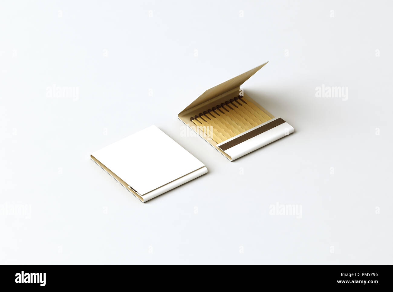 Download Blank Promo Matches Book Mock Up Clipping Path 3d Rendering Empty Paper Match Box Packaging Mockup Matchbook Case Top Side View Ready For Logo Des Stock Photo Alamy