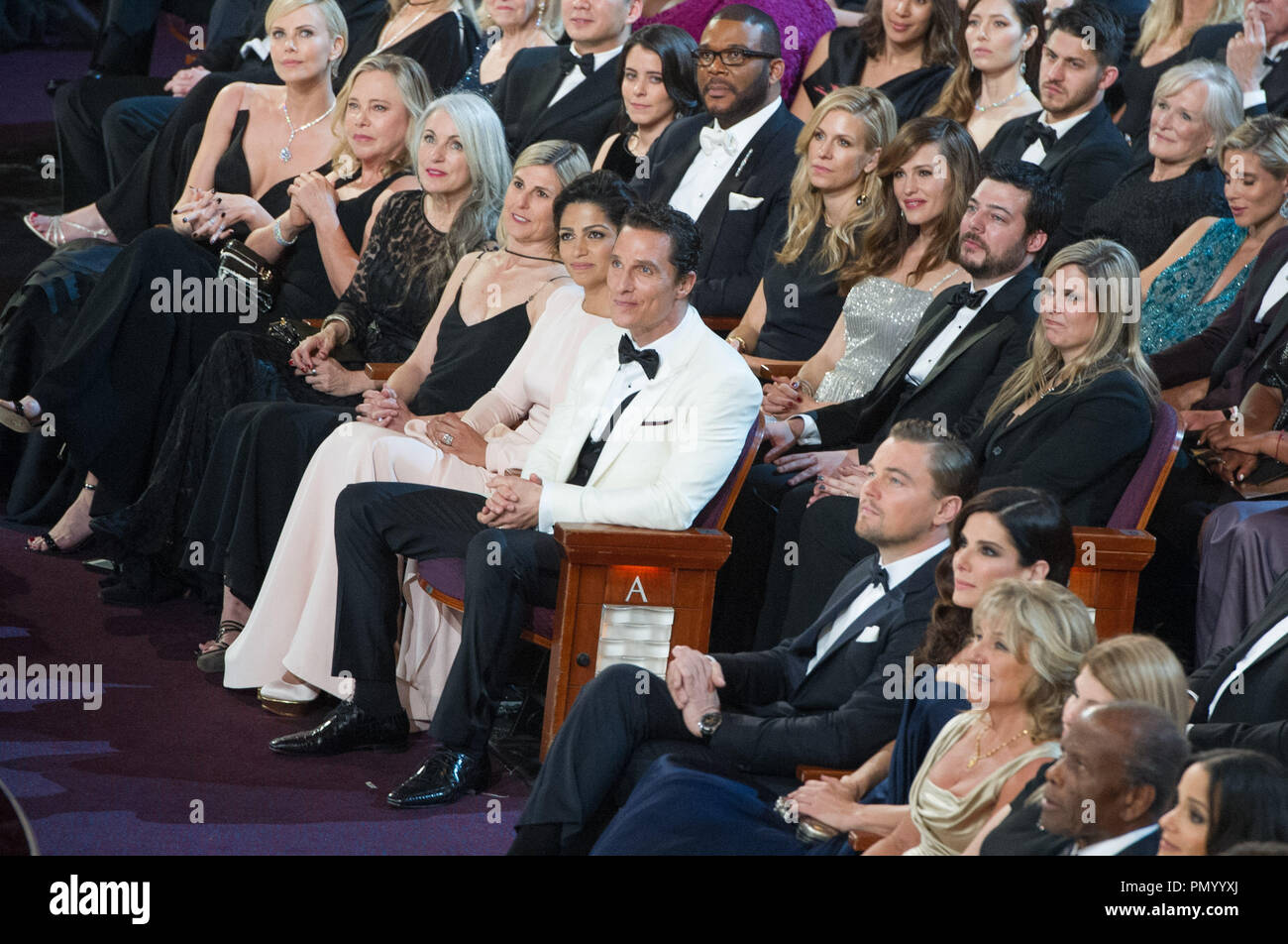 The starstudded audience of the live ABC Telecast of The Oscars® from