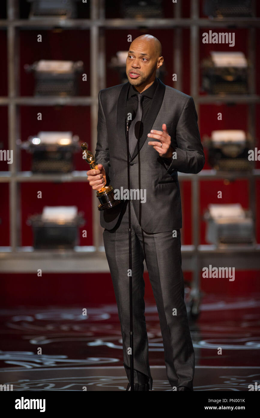 John Ridley John Ridley accepts the Oscar® for Adapted screenplay for his work on ...