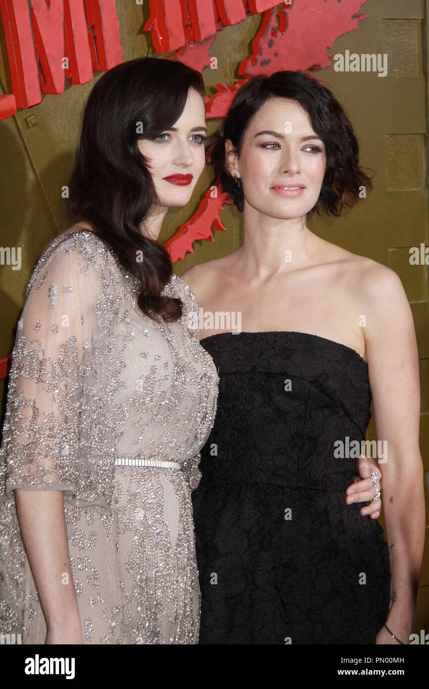 Eva Green, Lena Headey 03/04/2014 "300: Rise of an Empire" Premiere