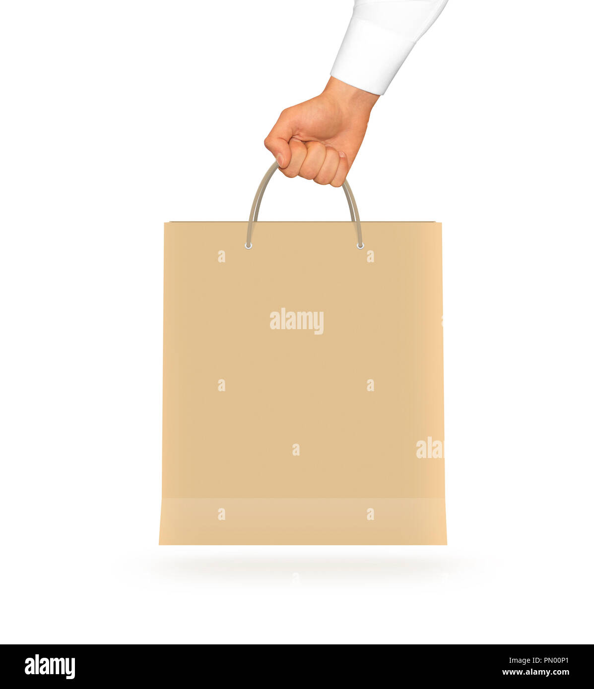 Download Blank Yellow Paper Bag Mock Up Holding In Hand Empty Plastic Package Mockup Hold In Hands Isolated On White Consumer Pack Ready For Logo Design Or I Stock Photo Alamy PSD Mockup Templates