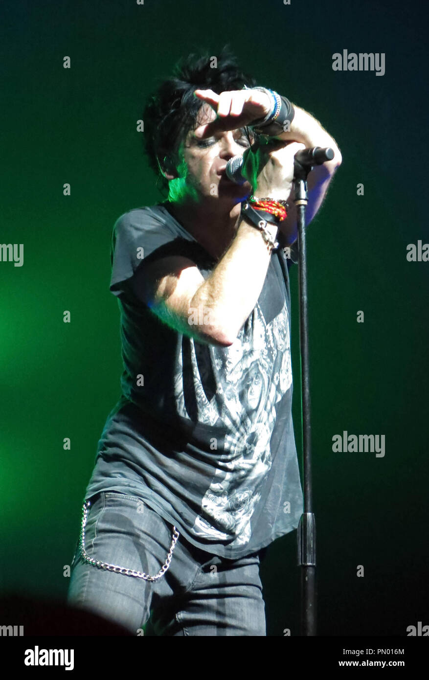Gary Numan live at The Mayan Theatre in Los Angeles, CA, March 6, 2014. Photo by: Richard Chavez / PictureLux Stock Photo