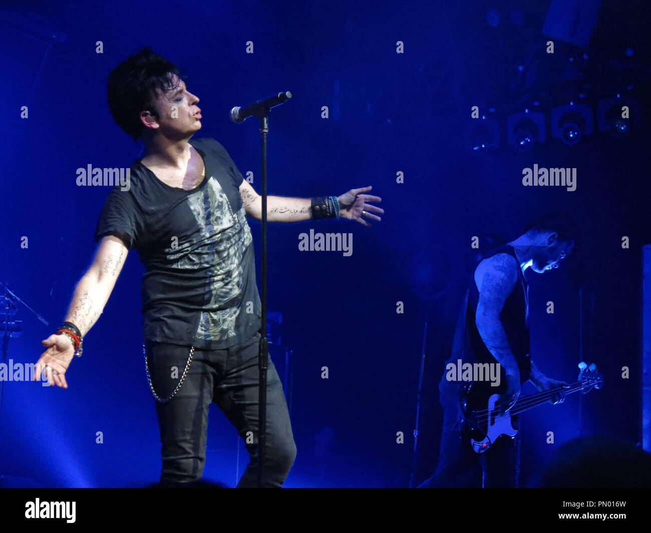 Gary Numan live at The Mayan Theatre in Los Angeles, CA, March 6, 2014. Photo by: Richard Chavez / PictureLux Stock Photo