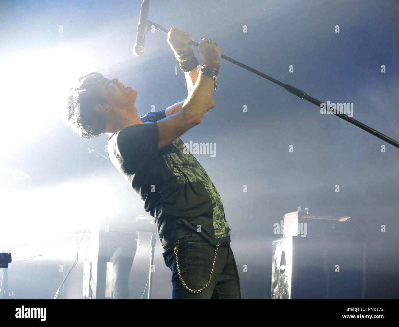 Gary Numan live at The Mayan Theatre in Los Angeles, CA, March 6, 2014. Photo by: Richard Chavez / PictureLux Stock Photo