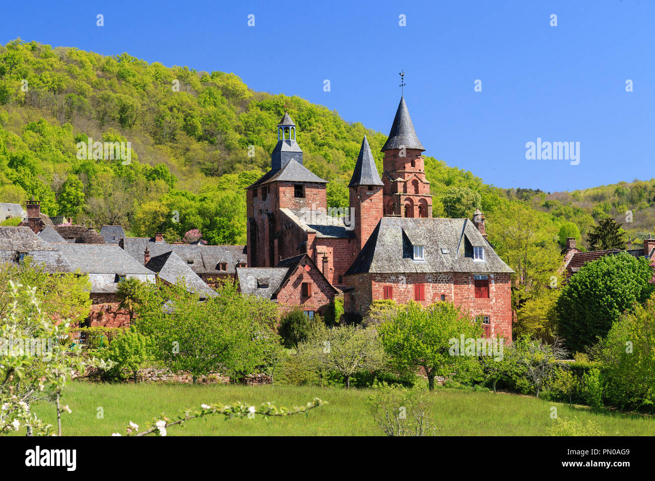 France, Correze, Dordogne Valley, Collonges la Rouge, labelled Les Plus