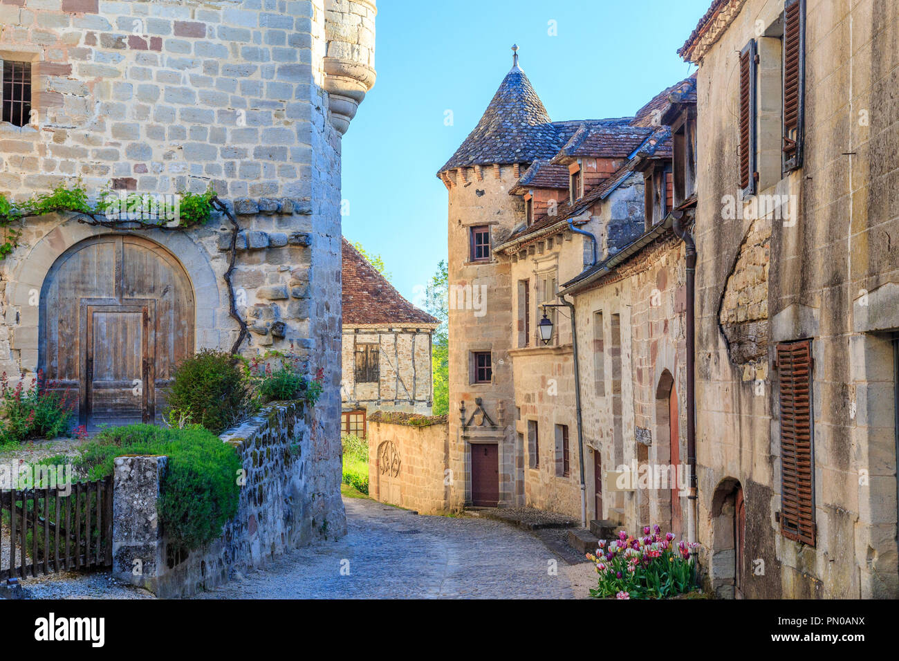 France, Correze, Curemonte, labelled Les Plus Beaux Villages de France ...