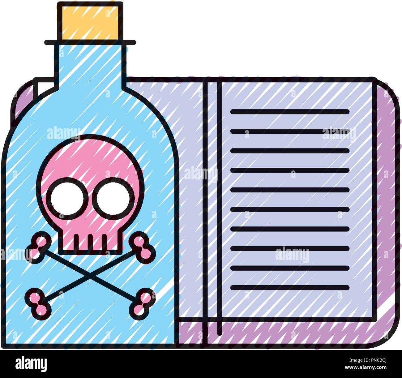 poison bottle hazard book laboratory Stock Vector Image & Art Alamy