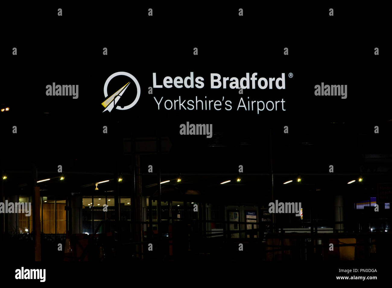 Leeds Bradford Airport, Yorkshire, UK Stock Photo