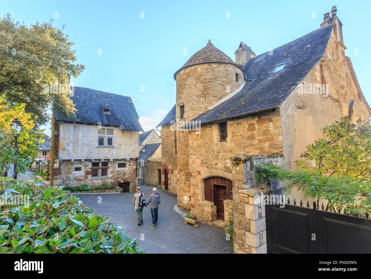 France, Correze, Turenne, labelled Les Plus Beaux Villages de France ...
