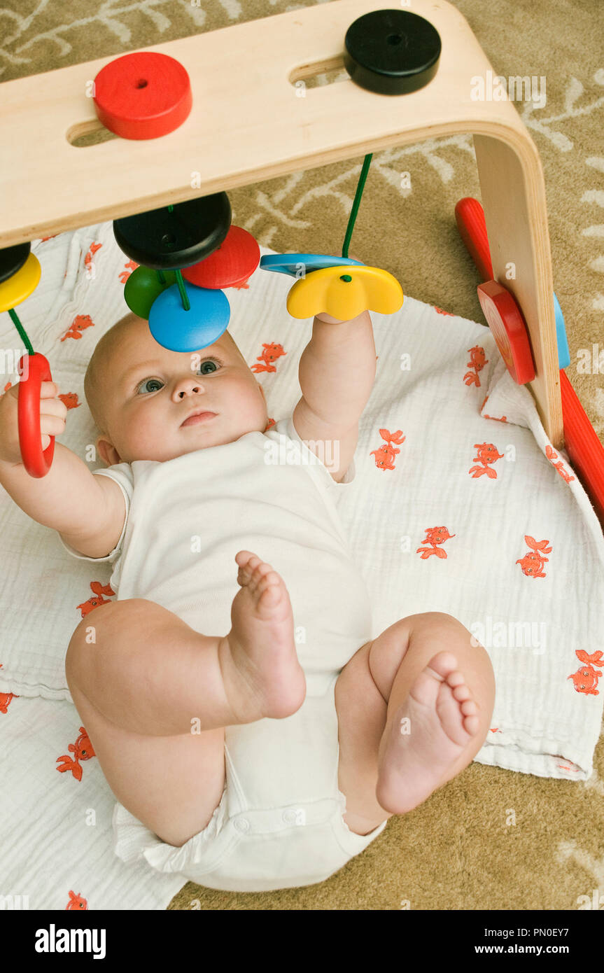 baby gym. 6 months Stock Photo 