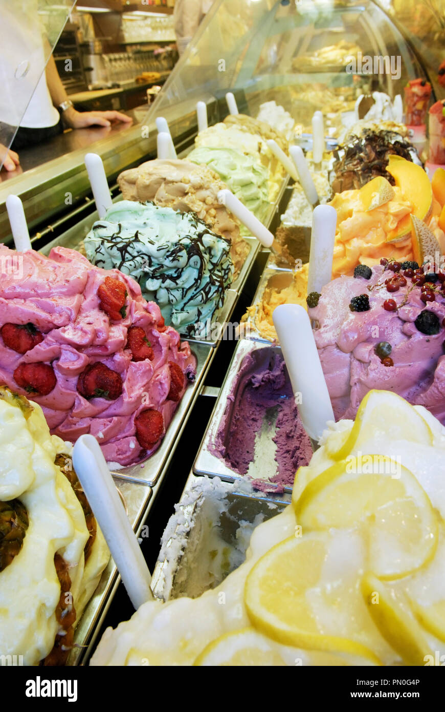 Gelato, Florence, Italy Stock Photo