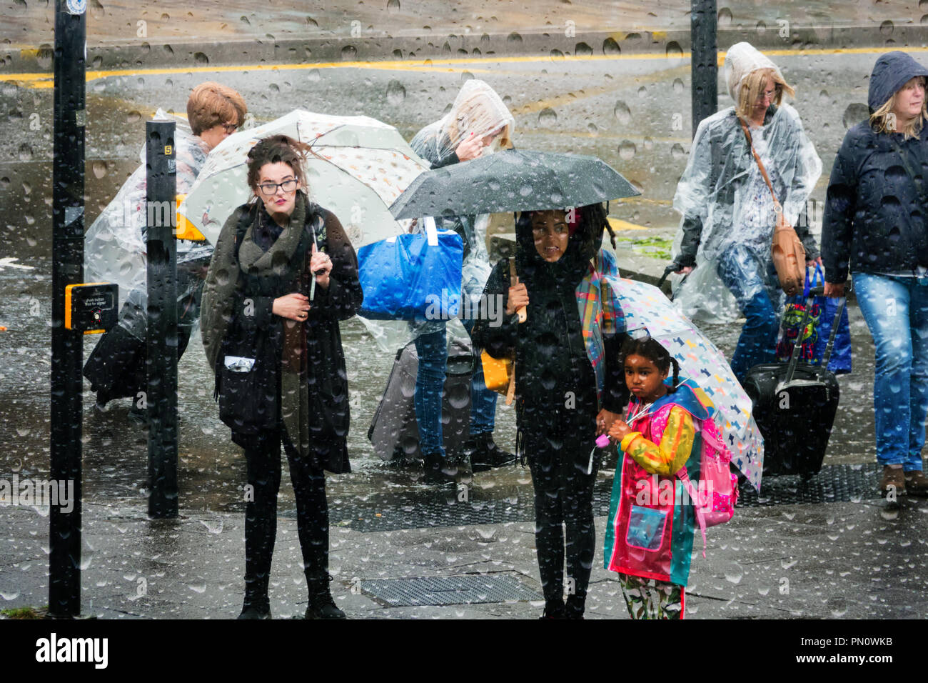 Woman caught in shower hires stock photography and images Alamy