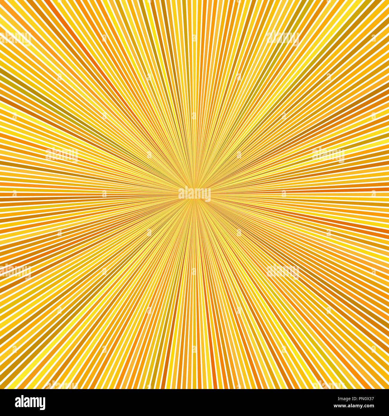 Orange psychedelic abstract explosion concept background - vector illustration Stock Vector