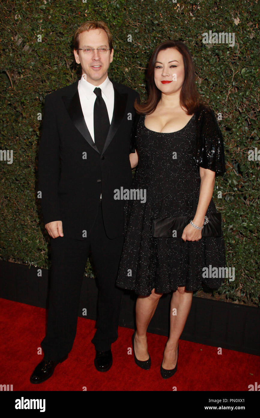 Phil Laak, Jennifer Tilly  02/01/2014 2014 Writers Guild Awards held at JW Marriott Los Angeles L.A. Live in  Los Angeles, CA Photo by Kazuki Hirata / HNW / PictureLux Stock Photo