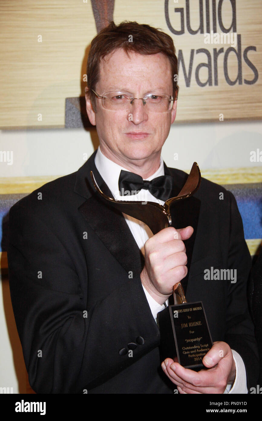 Jim Rhine 02/01/2014 2014 Writers Guild Awards held at JW Marriott Los ...
