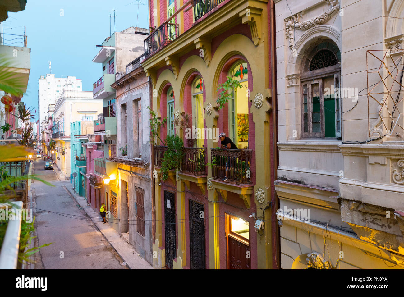 street scene, Havana, Cuba Stock Photo