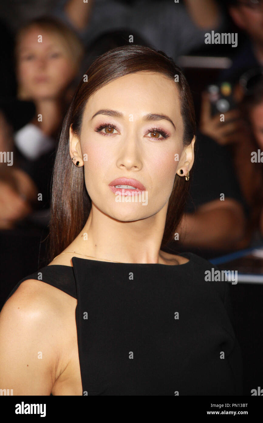 Maggie Q  03/18/2014 The World Premiere of 'Divergent' held at The Regency Bruin Theatre in Westwood, CA Photo by Izumi Hasegawa / HNW / PictureLux Stock Photo