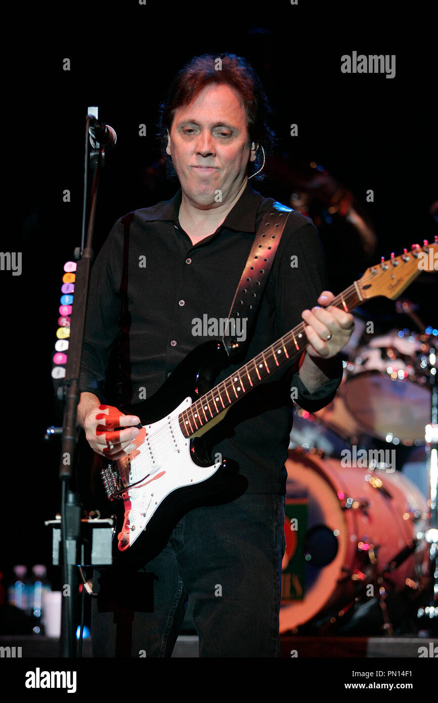John McFee with the Doobie Brothers performs in concert at the Mizner Park Amphitheatre in Boca Raton, Florida on October 20, 2006. Stock Photo