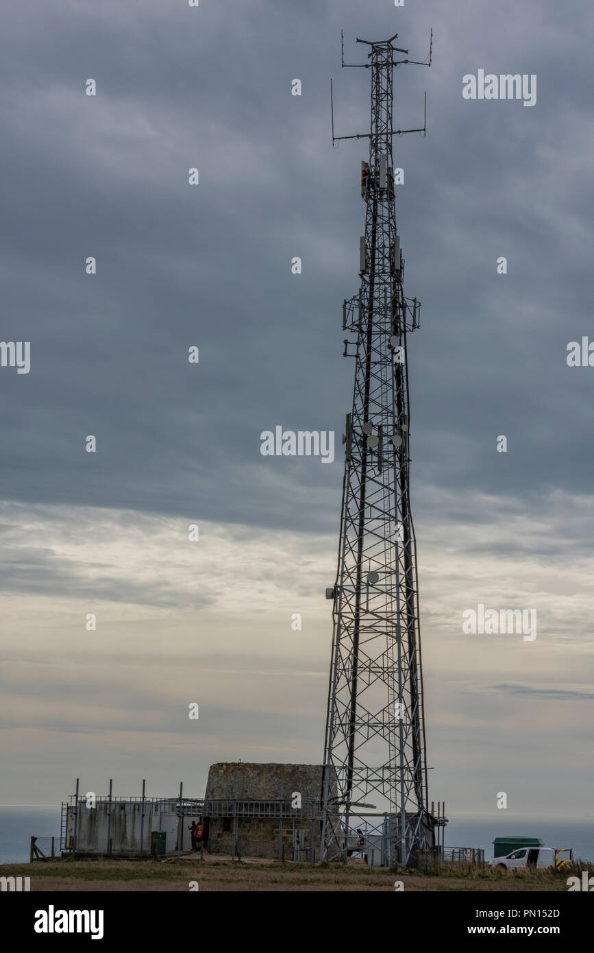 a cellular radio cell phone and mobile phone communications mast for ...