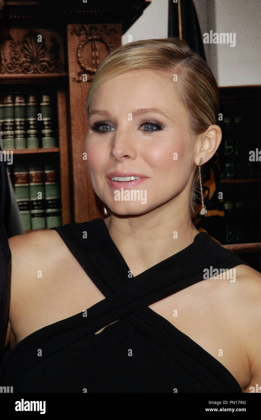 Kristen Bell at the Warner Bros. Pictures' premiere of 'The Judge' held at the Samuel Goldwyn Theater in Beverly Hills, CA, October 1, 2014. Photo by Joe Martinez / PictureLux Stock Photo