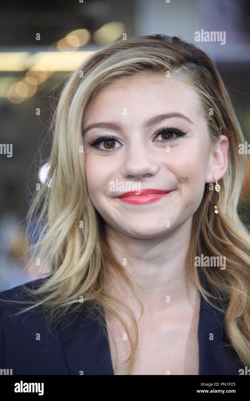 G. Hannelius  08/20/2014 Los Angeles Wolrd Premiere of 'If I Stay' held at the TCL Chinese Theatre in Hollywood, CA Photo by Izumi Hasegawa / HNW /  PictureLux Stock Photo