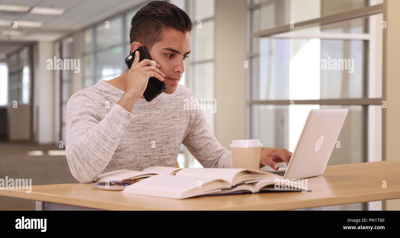 University student studying in dorm High Resolution Stock Photography ...