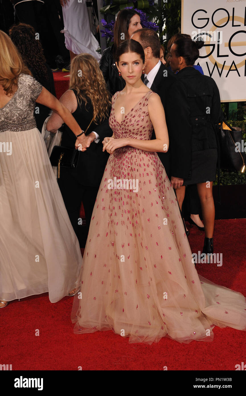 Anna Kendrick At The 72nd Annual Golden Globe Awards At The Beverly ...