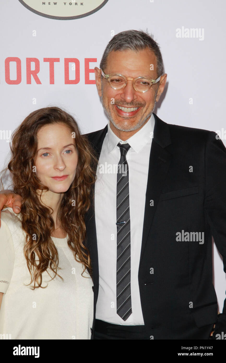 Emilie Livingston, Jeff Goldblum at the Premiere of Lionsgate's 'Mortdecai' held at the TCL Chinese Theater in Hollywood, CA, January 21, 2015. Photo by Joe Martinez / PictureLux Stock Photo